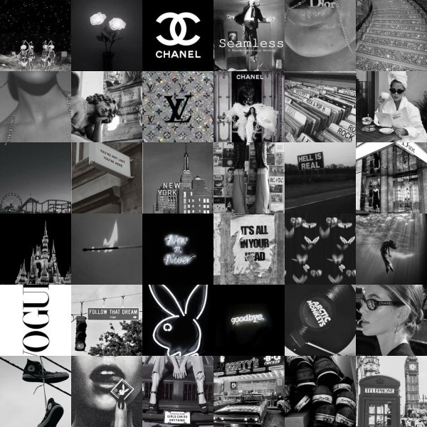 Плакаты Эстетика черно белые