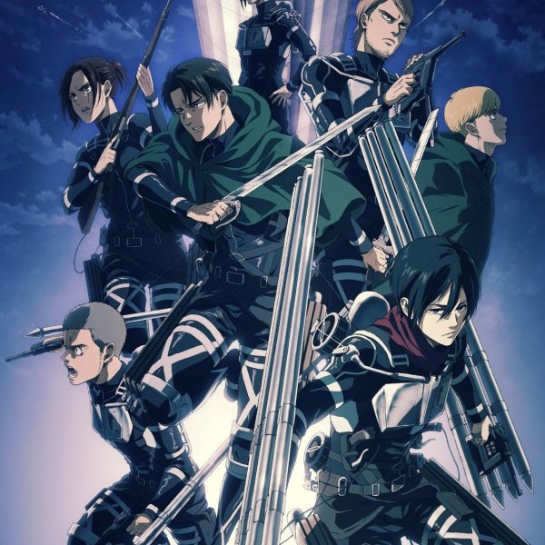 Атака титанов 4 сезон обложка