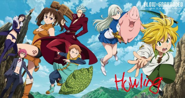 7 Смертных грехов аниме плакат