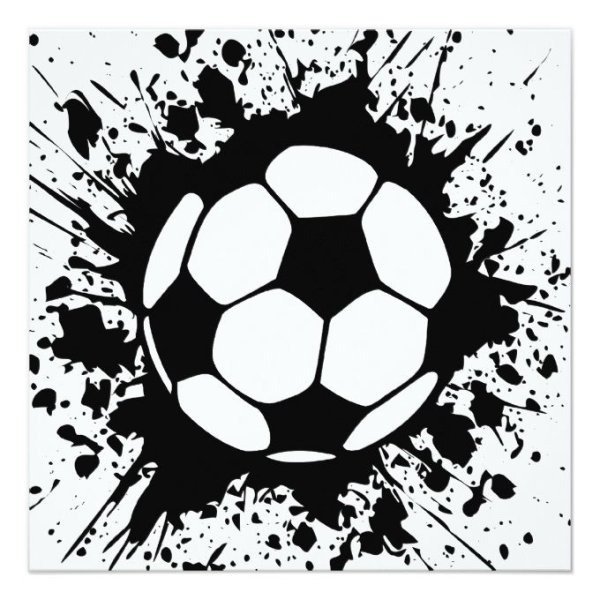 Стилизованный футбольный мяч