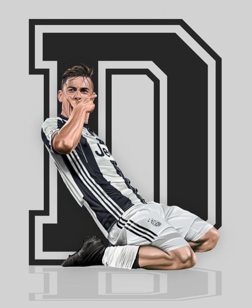 Нарисовать Пауло Дибала