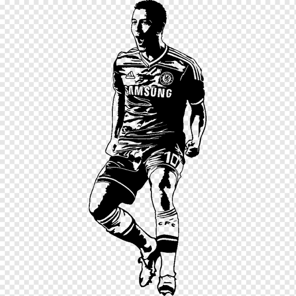 Футболист Челси рисунок