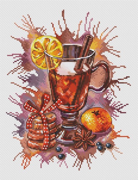 Акварель Рождество Петунова