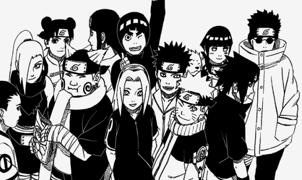 Наруто команда Коноха 11