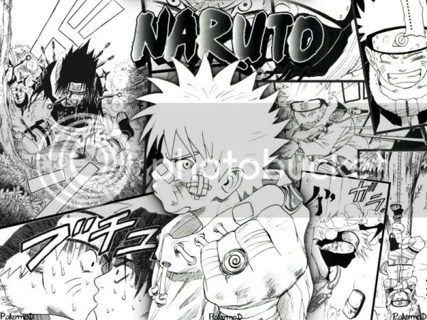 Наруто Манга Постер