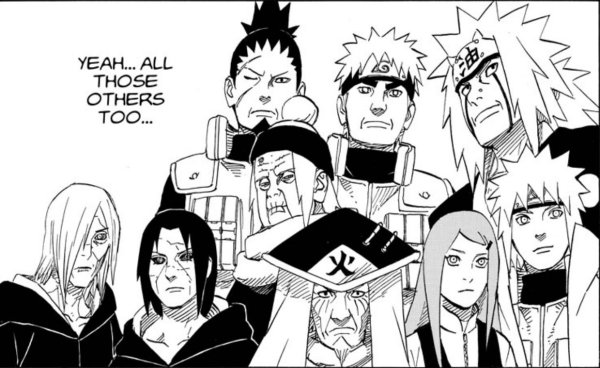 Манга Наруто команда Минато