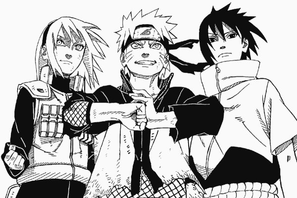 Наруто Манга команда 7