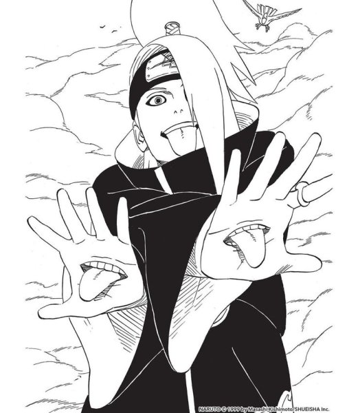 Манга Акацуки Дейдара