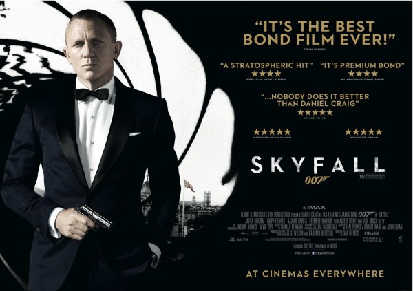 Джеймс Бонд Skyfall Постер