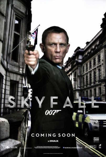 Daniel Craig 007 Skyfall poster