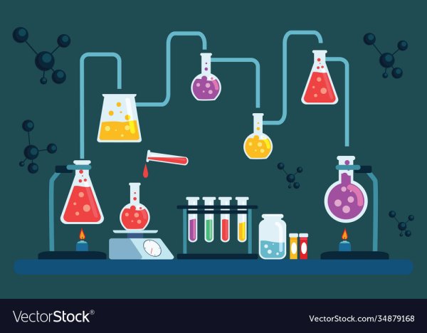 Год науки и техники флэт дизайн