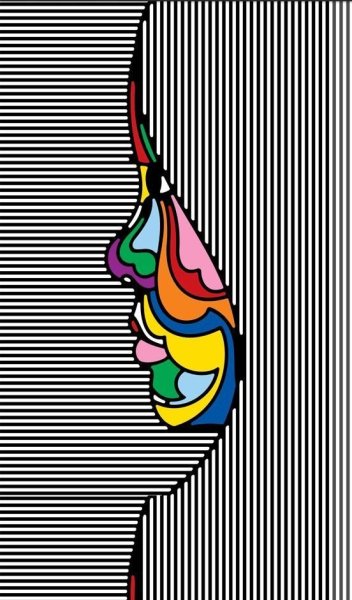 Девушка с сигаретой эскиз