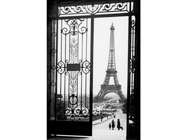 Плакаты Париж чёрно белые
