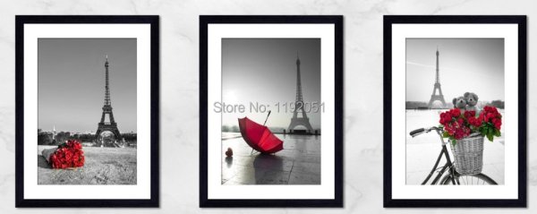 Черно белый Париж