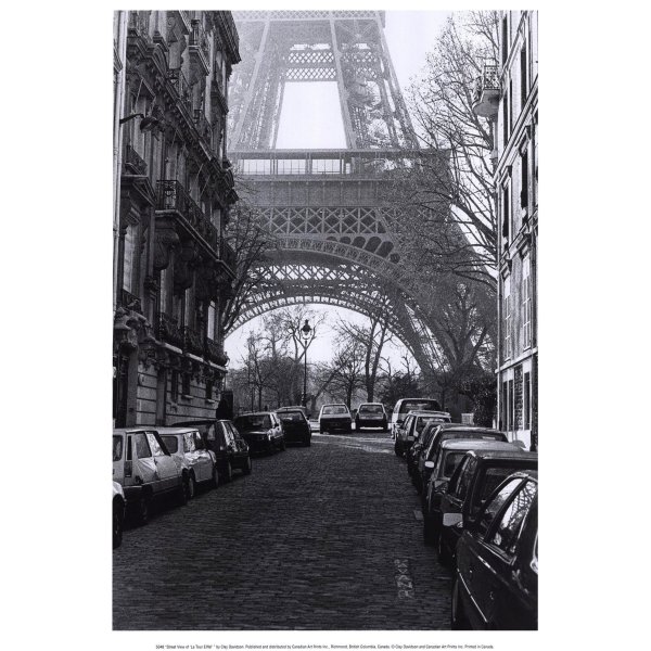 Картина Парижа эльфивая башня