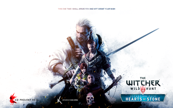 Ведьмак 3 каменные сердца Постер