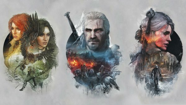The Witcher 3 Wild Hunt Геральт и Цири