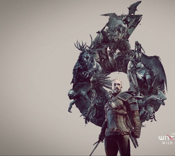 Witcher 3-Wild Hunt арт Дикая охота