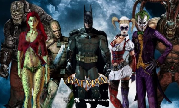 Бэтмен Аркхем Сити знак