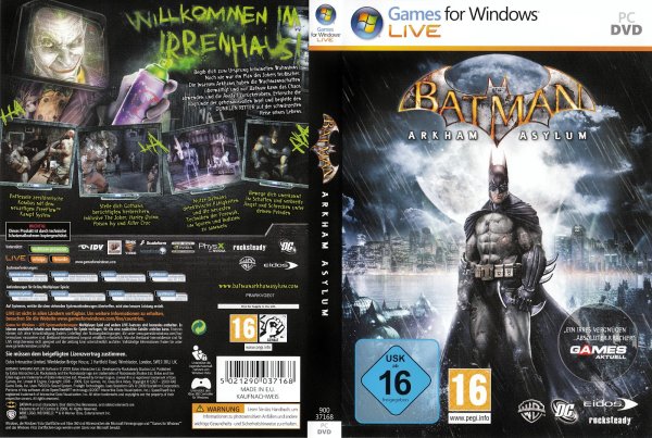 Бэтмен 2009 Arkham Asylum