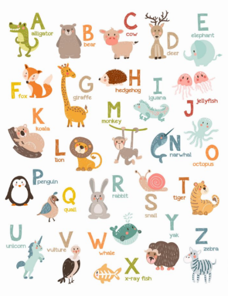 Английский язык слова животные