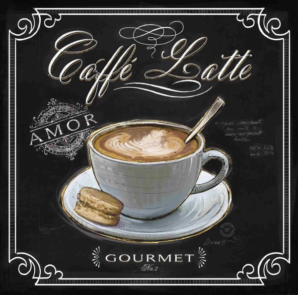 Плакат для кухни кофе