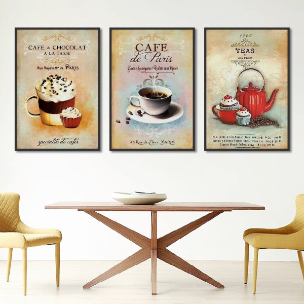 Винтажные постеры кофе