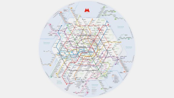 Карта метро на 2030 год Москва