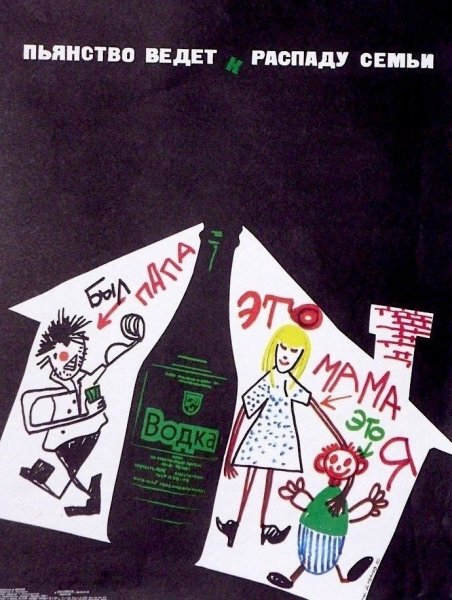 Плакат СССР нет алкоголю