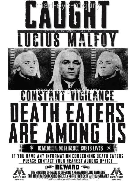 Плакат разыскивается Гарри Поттер