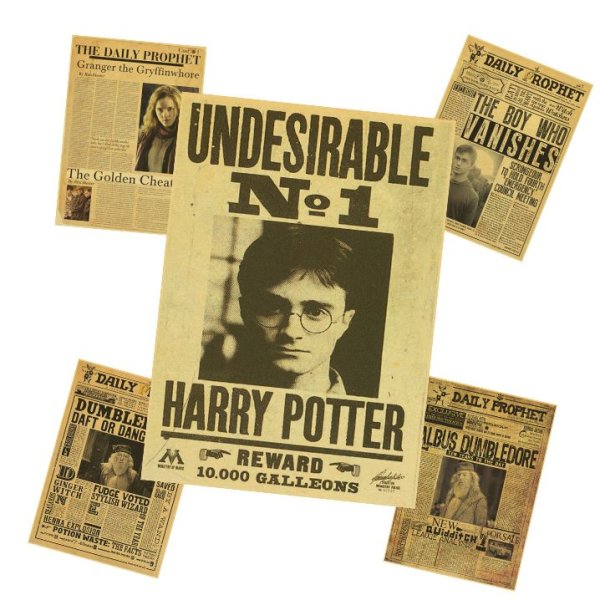 Плакат разыскивается Гарри Поттер