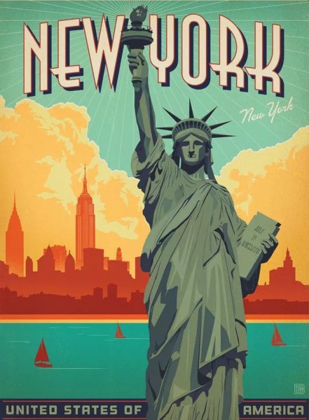 Нью-Йорк Манхэттен 1930