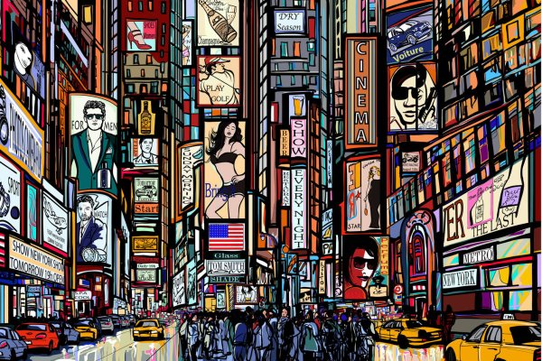 Таймс сквер Нью-Йорк 1970