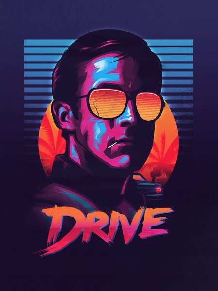 Райан Гослинг ретровейв