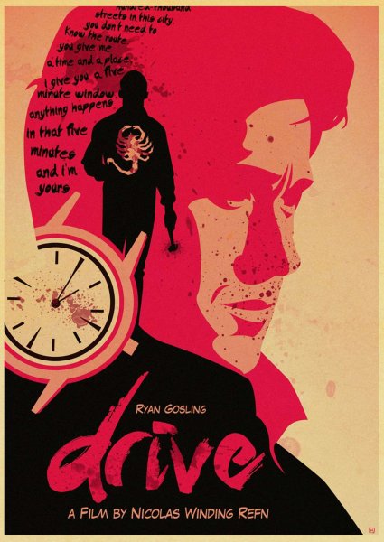 Драйв фильм Райан Гослинг постеры