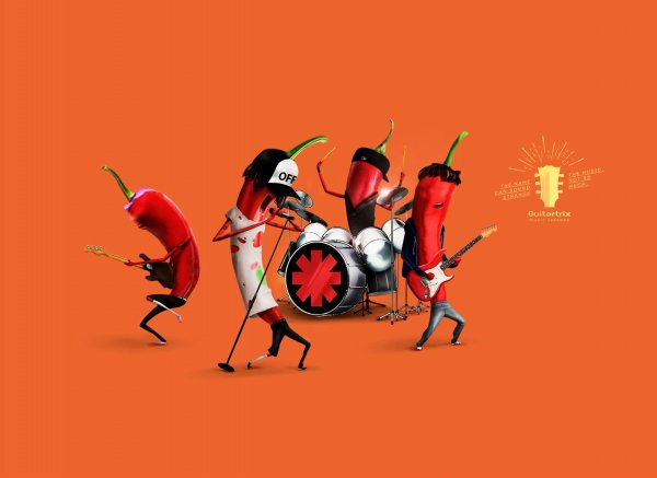 Red hot Chili Peppers Постер