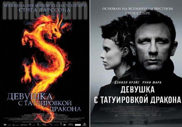 Девушка с татуировкой дракона фильм 2011 Постер