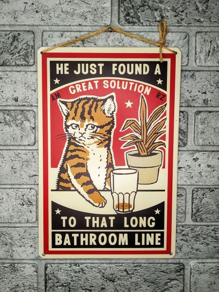 Ретро арт плакаты кот