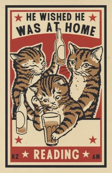 Старые постеры с котами