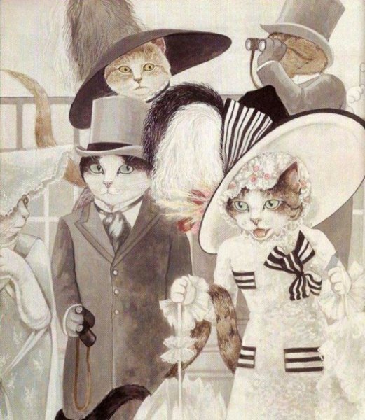 Винтажные плакаты кот