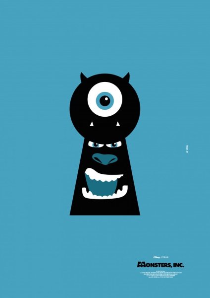 Психо минималистичный Постер