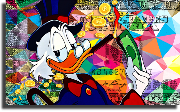 Скрудж макдак и деньги арт