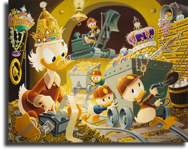 Утиные истории Скрудж макдак и деньги