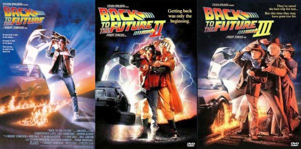 Назад в будущее фильм 1985 Постер