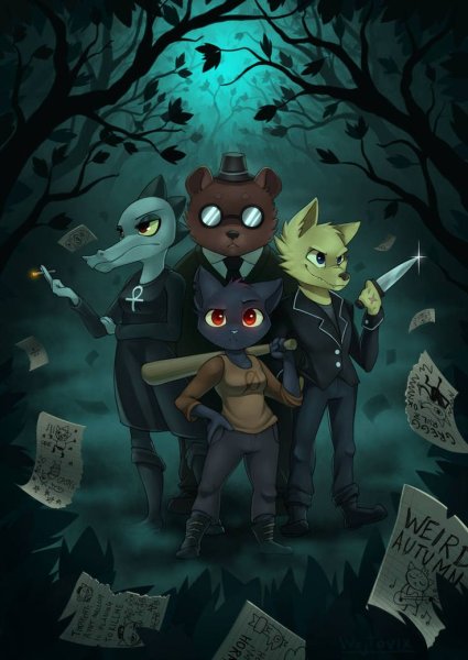 Night in the Woods фон