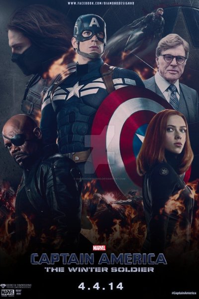 Первый мститель другая война 2014 Постер