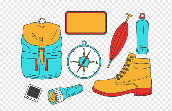 Нарисованные вещи для путешествия