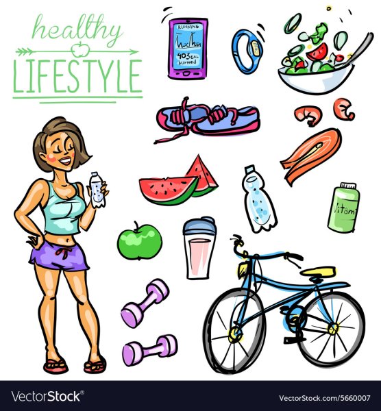 Плакат на тему healthy Lifestyle