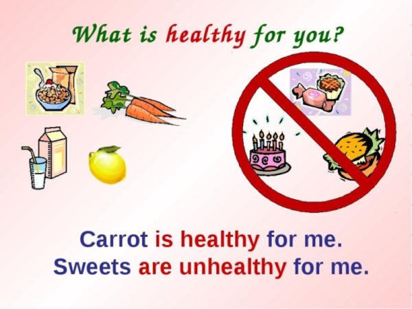 Здоровый образ жизни по английскому