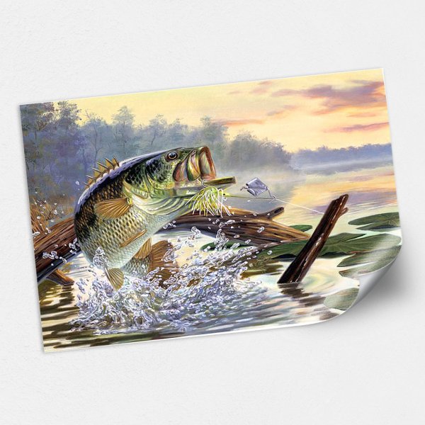 Щука картина маслом